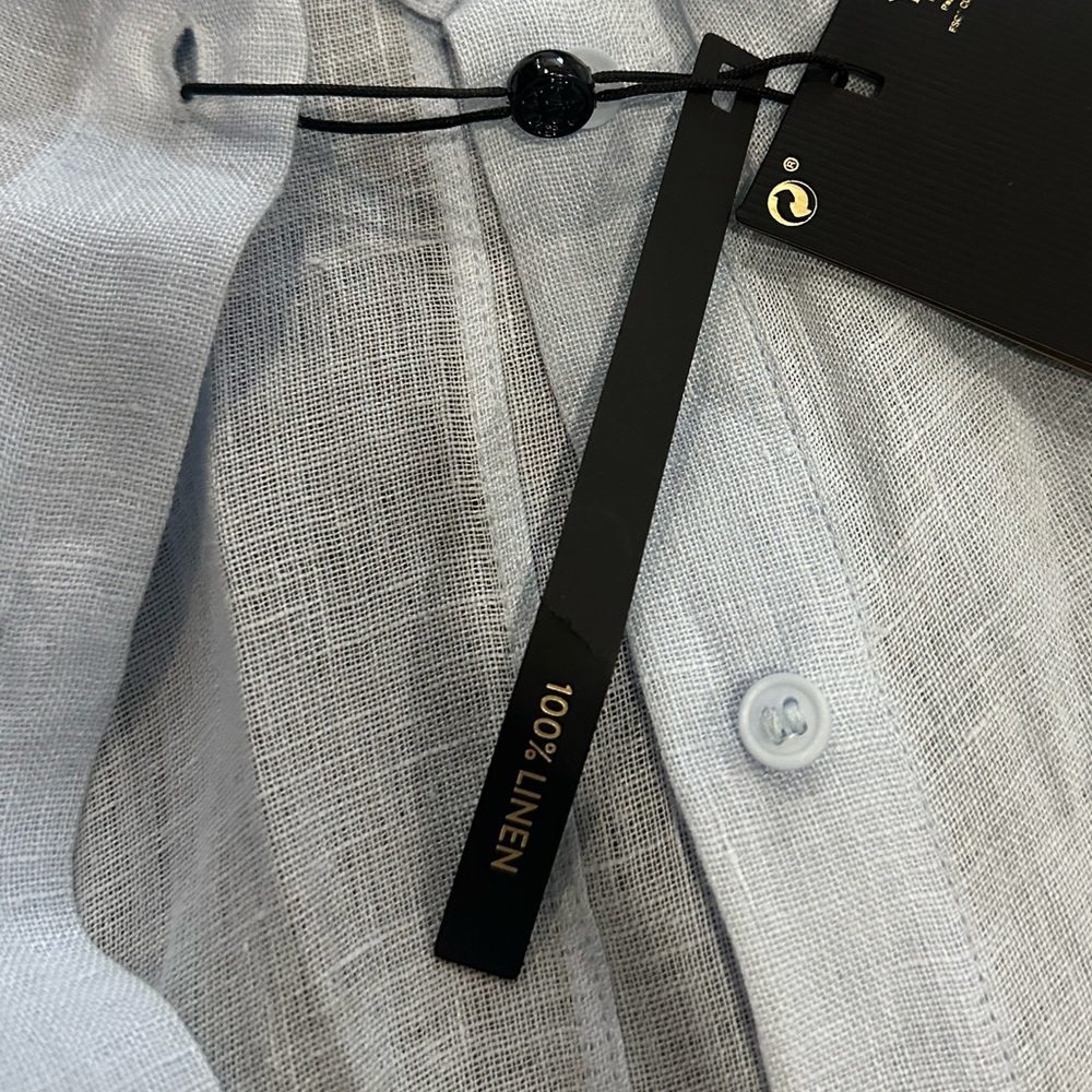 Zara Massimo Dutti Shirt 💯 % linen shirt - Picture 5 of 5